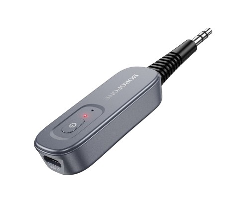 Bluetooth-ресивер BOROFONE BC51 Clear way AUX BT audio receiver/transmitter Metal Grey (6941991117305) Bluetooth-ресивер BOROFONE BC51 Clear way AUX BT audio receiver/transmitter Metal Grey (6941991117305)