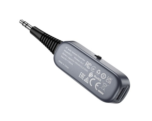 Bluetooth-ресивер BOROFONE BC51 Clear way AUX BT audio receiver/transmitter Metal Grey (6941991117305) Bluetooth-ресивер BOROFONE BC51 Clear way AUX BT audio receiver/transmitter Metal Grey (6941991117305)