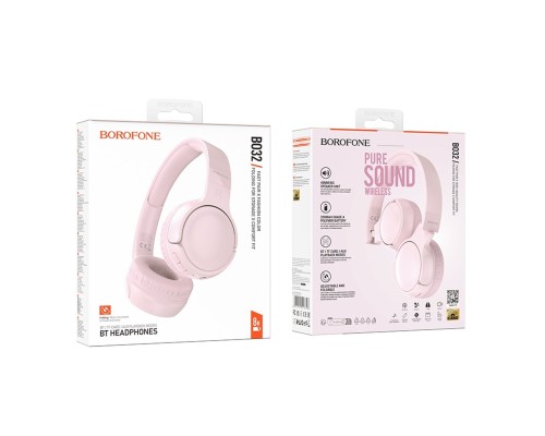 Бездротові навушники BOROFONE BO32 Show BT headphones Pink (6941991118753) Бездротові навушники BOROFONE BO32 Show BT headphones Pink (6941991118753)
