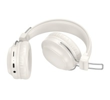 Бездротові навушники BOROFONE BO33 Melody BT headphones Milky White (6941991120091)