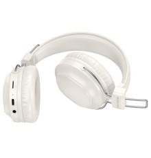 Бездротові навушники BOROFONE BO33 Melody BT headphones Milky White (6941991120091)