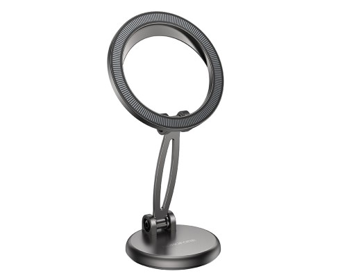 Автотримач для телефона BOROFONE BH114 Star metal ring magnetic car holder (center console) Metal Gray (6941991111310)