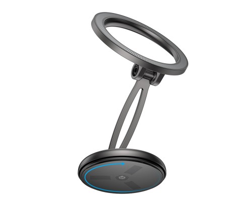 Автотримач для телефона BOROFONE BH114 Star metal ring magnetic car holder (center console) Metal Gray (6941991111310)