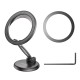 Автотримач для телефона BOROFONE BH114 Star metal ring magnetic car holder (center console) Metal Gray (6941991111310)