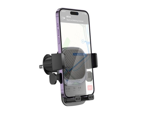 Автотримач для телефона BOROFONE BH120 Delightful one-button car holder (air outlet) Black Gray (6941991114786) Автотримач для телефона BOROFONE BH120 Delightful one-button car holder (air outlet) Black Gray (6941991114786)