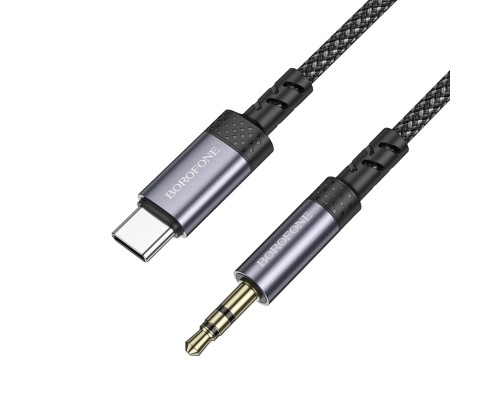 Аудіокабель BOROFONE BL24 Graceful digital audio conversion cable Type-C Metal Grey (6941991118982) Аудіокабель BOROFONE BL24 Graceful digital audio conversion cable Type-C Metal Grey (6941991118982)