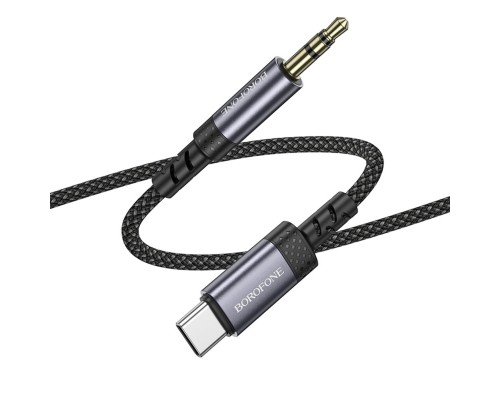 Аудіокабель BOROFONE BL24 Graceful digital audio conversion cable Type-C Metal Grey (6941991118982) Аудіокабель BOROFONE BL24 Graceful digital audio conversion cable Type-C Metal Grey (6941991118982)