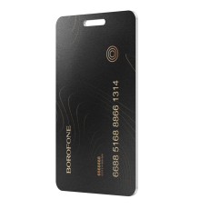 Трекер BOROFONE BC102 Search card type intelligent positioning anti-lost device Black (6941991118920)