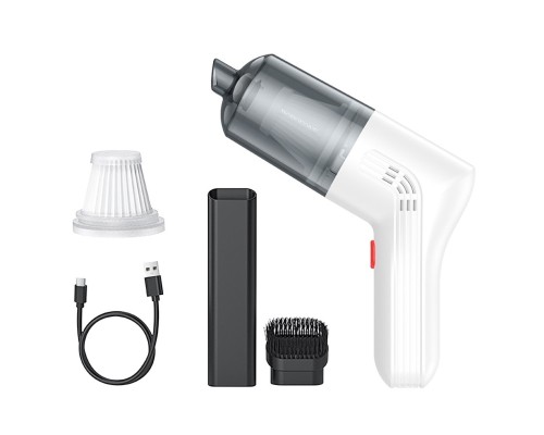 Автомобільний пилосос BOROFONE FC4 Diamond brushless portable car vacuum cleaner White (6941991119101) Автомобільний пилосос BOROFONE FC4 Diamond brushless portable car vacuum cleaner White (6941991119101)