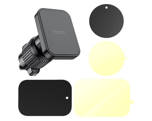 Автотримач для телефона HOCO H32 Cheetah magnetic car holder (air outlet) Black (6942007614467) Автотримач для телефона HOCO H32 Cheetah magnetic car holder (air outlet) Black (6942007614467)