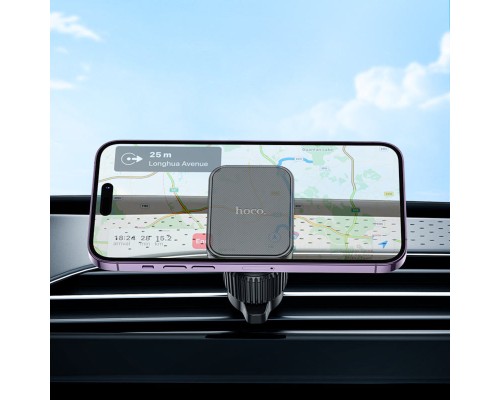 Автотримач для телефона HOCO H32 Cheetah magnetic car holder (air outlet) Black (6942007614467) Автотримач для телефона HOCO H32 Cheetah magnetic car holder (air outlet) Black (6942007614467)