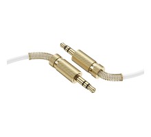 Аудiокабель HOCO UPA31 Cindy spring audio cable AUX White (6942007631242)