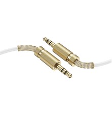 Аудiокабель HOCO UPA31 Cindy spring audio cable AUX White (6942007631242)