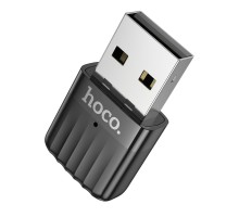Wi-Fi адаптер HOCO HI33 WiFi5 USB internal antenna wireless network card Black (6942007640749)