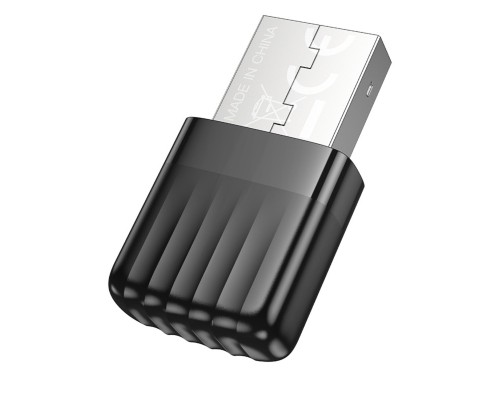 Wi-Fi адаптер HOCO HI33 WiFi5 USB internal antenna wireless network card Black (6942007640749)