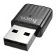 Wi-Fi адаптер HOCO HI33 WiFi5 USB internal antenna wireless network card Black (6942007640749)