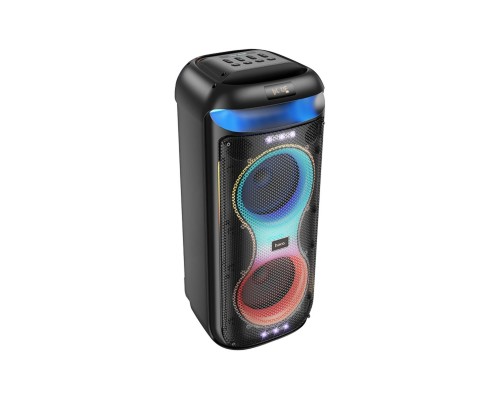 Портативна колонка HOCO HA13 Max Ramon outdoor BT speaker with two wireless microphones Black (6942007643627) Портативна колонка HOCO HA13 Max Ramon outdoor BT speaker with two wireless microphones Black (6942007643627)