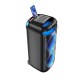 Портативна колонка HOCO HA13 Max Ramon outdoor BT speaker with two wireless microphones Black (6942007643627)
