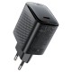 Мережевий зарядний пристрій ACEFAST A112 PD45W GaN single USB-C charger (EU) Black (6974316284055)