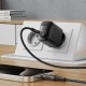 Мережевий зарядний пристрій ACEFAST A112 PD45W GaN single USB-C charger (EU) Black (6974316284055)