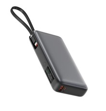 Зовнішній акумулятор ACEFAST M22 PD130W power bank with cable 20000mAh Black (6974316283904)