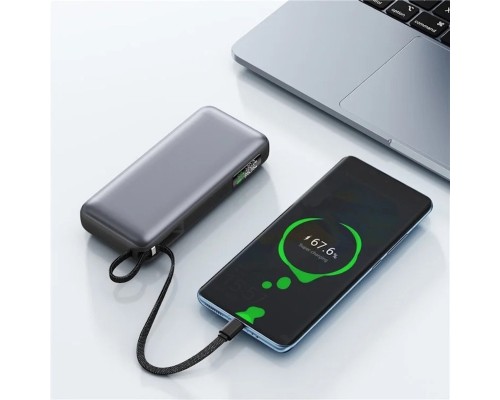Зовнішній акумулятор ACEFAST M22 PD130W power bank with cable 20000mAh Black (6974316283904) Зовнішній акумулятор ACEFAST M22 PD130W power bank with cable 20000mAh Black (6974316283904)