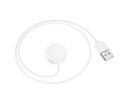 Бездротовий зарядний пристрій для смарт-годинника HOCO Y30 Smart sports watch charging cable White (6942007648981) Бездротовий зарядний пристрій для смарт-годинника HOCO Y30 Smart sports watch charging cable White (6942007648981)