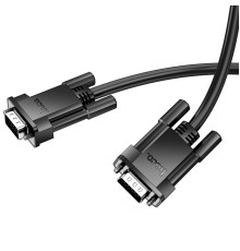 Кабель HOCO US11 VGA male to VGA male HD data cable(L=2M) Black (6942007628211)