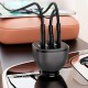 Автомобільний зарядний пристрій ACEFAST B14 165W (2*USB-C+USB-A) 3-port car charger Black (6974316282938)