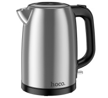 Електрочайник HOCO HE12 1.7L stainless steel electric kettle (EU) Stainless Steel (6942007638166)