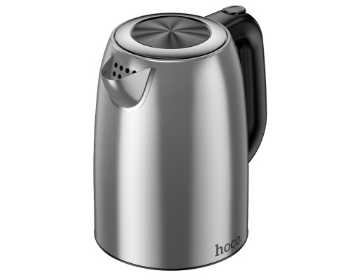 Електрочайник HOCO HE12 1.7L stainless steel electric kettle (EU) Stainless Steel (6942007638166)