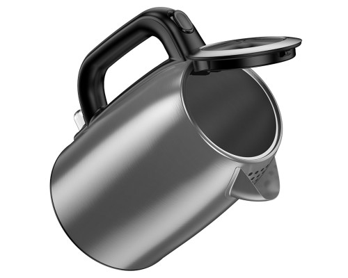 Електрочайник HOCO HE12 1.7L stainless steel electric kettle (EU) Stainless Steel (6942007638166)