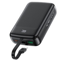 Зовнішній акумулятор ACEFAST M14 PD20W power bank with cable 20000mAh Black (6974316283966)