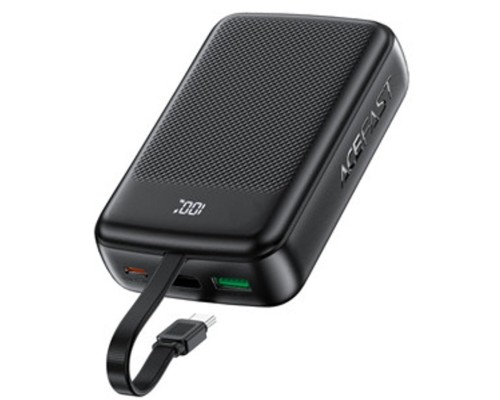 Зовнішній акумулятор ACEFAST M14 PD20W power bank with cable 20000mAh Black (6974316283966) Зовнішній акумулятор ACEFAST M14 PD20W power bank with cable 20000mAh Black (6974316283966)