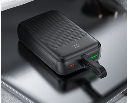 Зовнішній акумулятор ACEFAST M14 PD20W power bank with cable 20000mAh Black (6974316283966) Зовнішній акумулятор ACEFAST M14 PD20W power bank with cable 20000mAh Black (6974316283966)