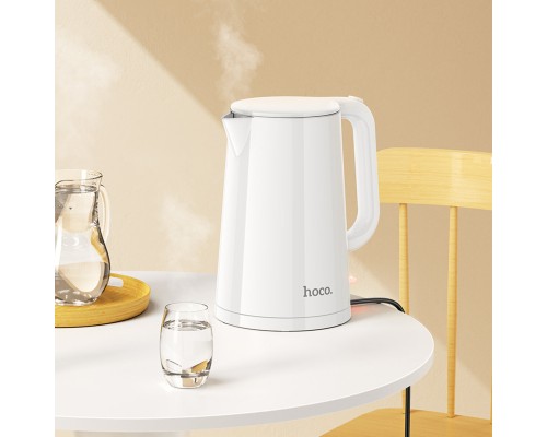 Електрочайник HOCO HE11 1.7L electric kettle (EU) White (6942007638159) Електрочайник HOCO HE11 1.7L electric kettle (EU) White (6942007638159)