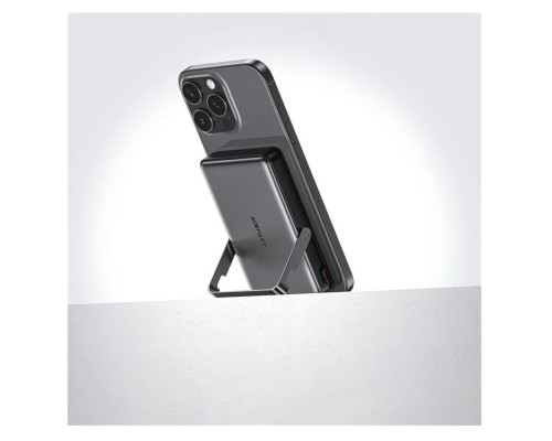 Зовнішній акумулятор ACEFAST M17 PD20W/22.5W magnetic fast charging power bank with built-in stand 10000mAh Black (6974316284000) Зовнішній акумулятор ACEFAST M17 PD20W/22.5W magnetic fast charging power bank with built-in stand 10000mAh Black (6974316284000)