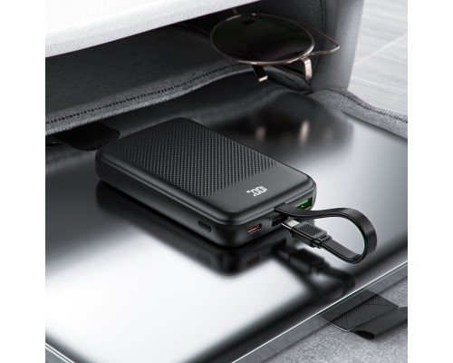 Зовнішній акумулятор ACEFAST M13 PD22.5W power bank with cable 10000mAh Black (6974316283959) Зовнішній акумулятор ACEFAST M13 PD22.5W power bank with cable 10000mAh Black (6974316283959)