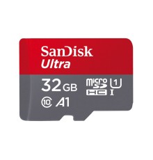 Карта пам'яті microSDHC (UHS-1) SanDisk Ultra 32Gb class 10 A1 (120Mb/s) (adapter SD) (SDSQUA4-032G-GN6MA)