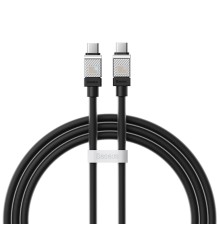 Кабель Baseus CoolPlay Series Fast Charging Cable Type-C to Type-C 100W 1m Black (CAKW000201)