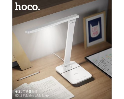 Світильник HOCO HX11 Foldable table lamp White (6942007646635) Світильник HOCO HX11 Foldable table lamp White (6942007646635)