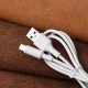 Кабель HOCO X25 USB to Micro 2A, 1m, PVC, PVC connectors, White (6957531080138)