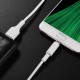Кабель HOCO X25 USB to Micro 2A, 1m, PVC, PVC connectors, White (6957531080138)