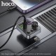 АЗП з FM-модулятором HOCO E86 Alegria 48W dual port PD30W+QC3.0 car BT FM transmitter Black (6942007646956)