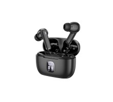 Бездротові навушники BOROFONE FQ7 Treasure wireless ANC+ENC noise reduction BT headset Black (6941991120060)