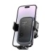 Автотримач для телефона HOCO H78 Vista push-type car holder (air outlet) Black Metal Gray (6942007647885)