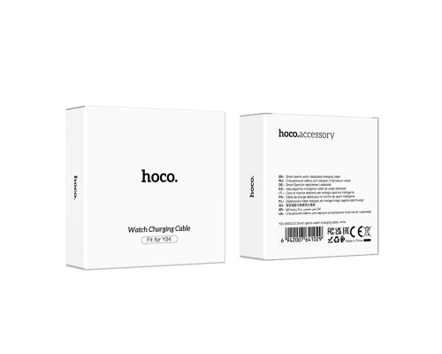 Бездротовий зарядний пристрій для смарт-годинника HOCO Y24 AMOLED Smart sports watch charging cable White (6942007641029) Бездротовий зарядний пристрій для смарт-годинника HOCO Y24 AMOLED Smart sports watch charging cable White (6942007641029)
