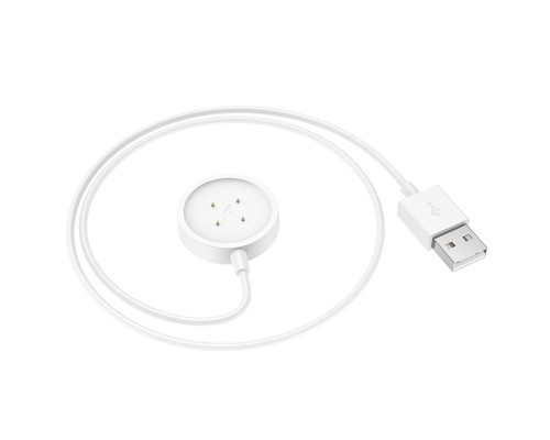 Бездротовий зарядний пристрій для смарт-годинника HOCO Y24 AMOLED Smart sports watch charging cable White (6942007641029) Бездротовий зарядний пристрій для смарт-годинника HOCO Y24 AMOLED Smart sports watch charging cable White (6942007641029)