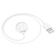 Бездротовий зарядний пристрій для смарт-годинника HOCO Y24 AMOLED Smart sports watch charging cable White (6942007641029)
