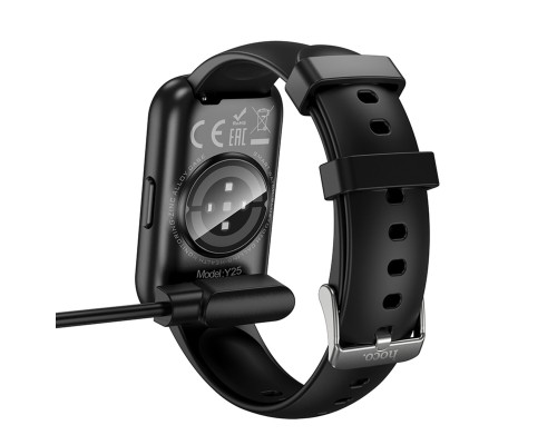 Бездротовий зарядний пристрій для смарт-годинника HOCO Y25 Smart sports watch charging cable Black (6942007641722) Бездротовий зарядний пристрій для смарт-годинника HOCO Y25 Smart sports watch charging cable Black (6942007641722)
